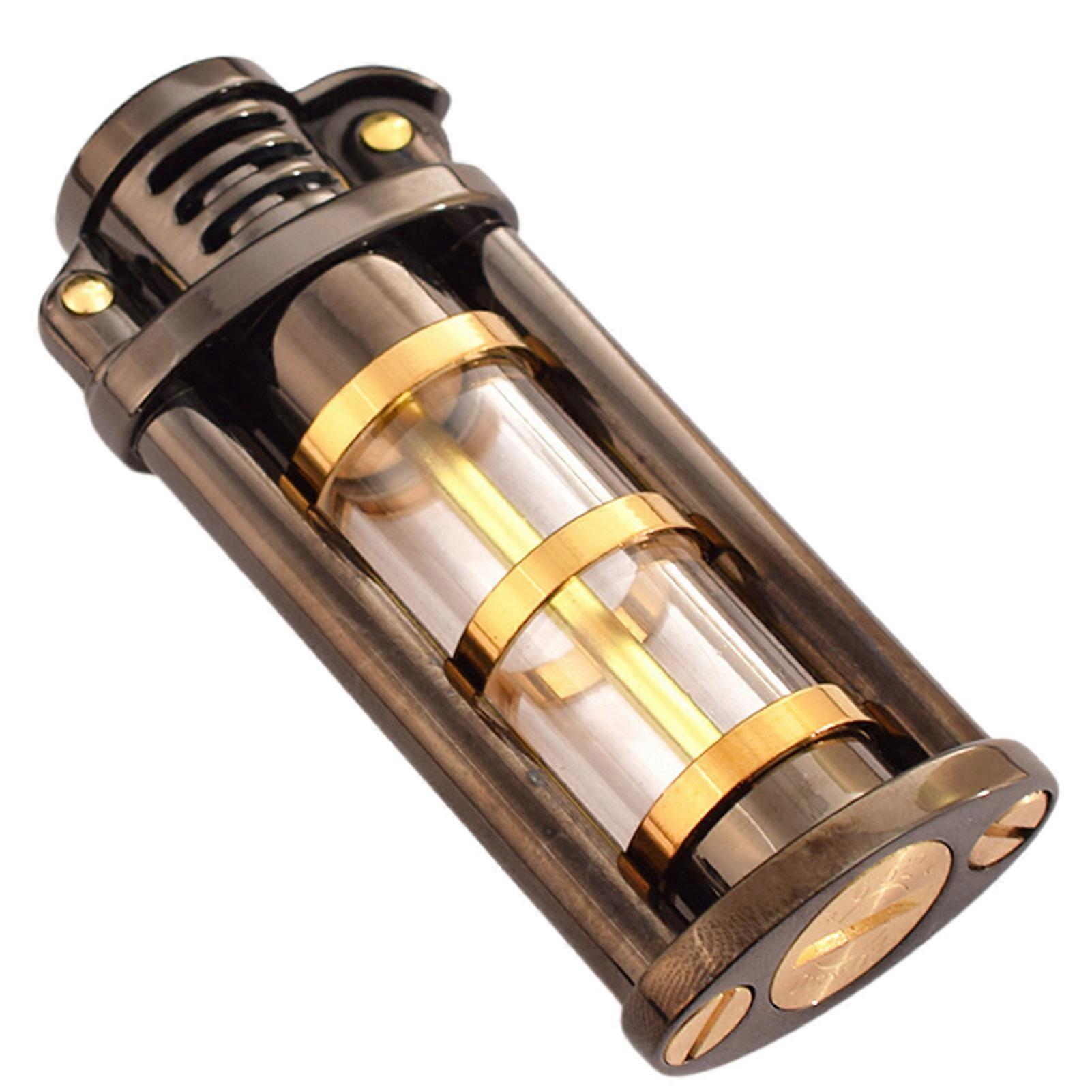 Metal flints wheel keychain lighter Portable for Men