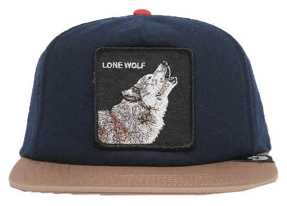 Goorin Bros One Pack Flat Peak Cap - Navy/Brown