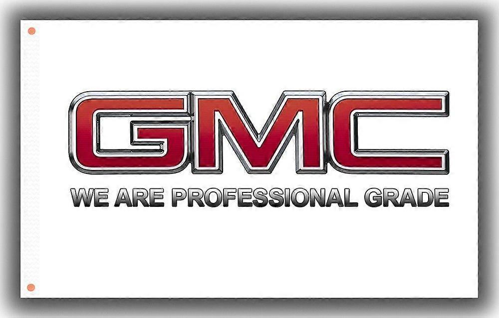 GMC White Banner Wall Decor Flag Garage Best banner