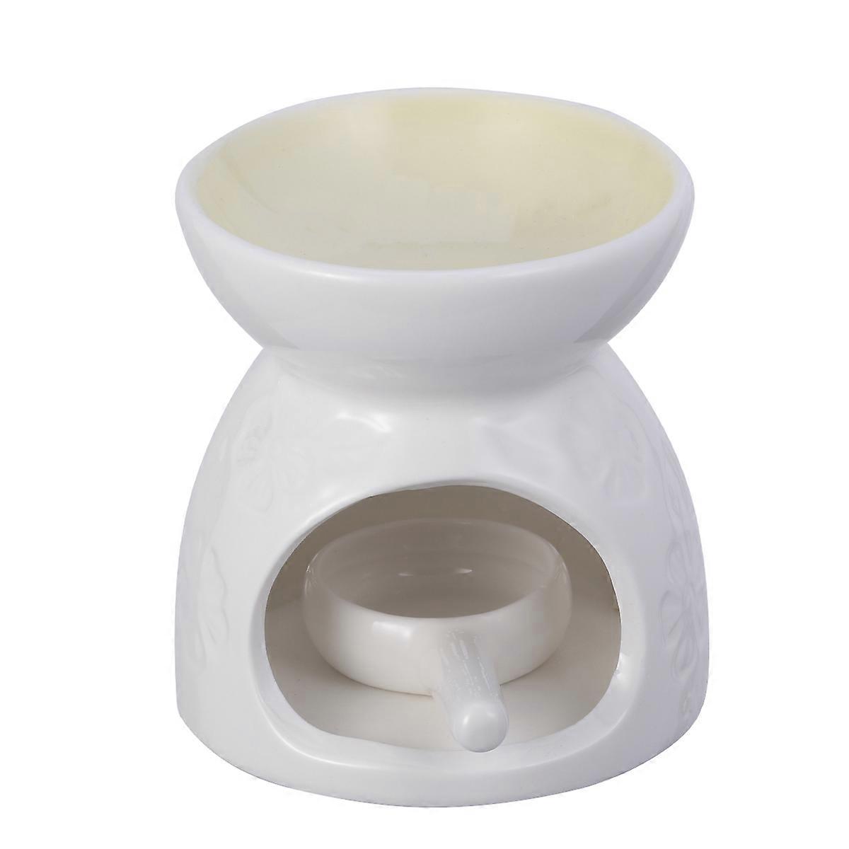 Aromatherapy Candle Holder Ceramic Essential Oil Lamp for Incense
