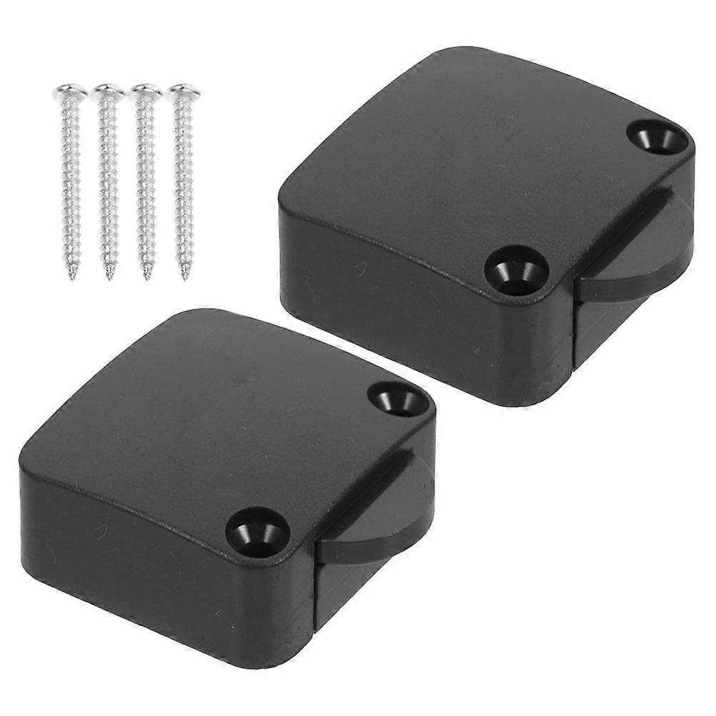 Door Switch Electrical Supply for Cabinet Light on Off 4Pcs Black