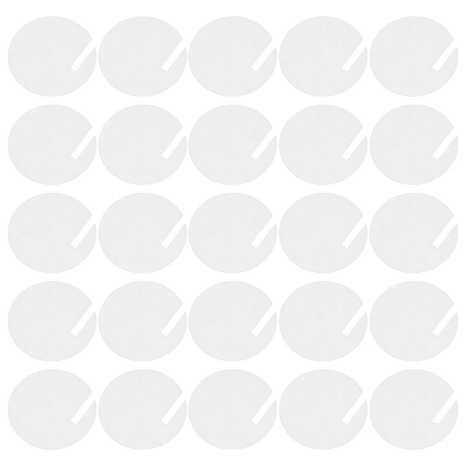Drink Tags Acrylic Circle Drink Tags for Events 120Pcs Transparent Set
