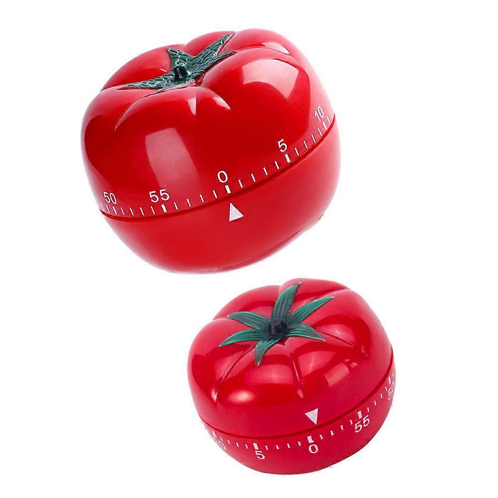 Cute Timer Tomato Small Tomato Timer Home Users Time Management 2Pcs