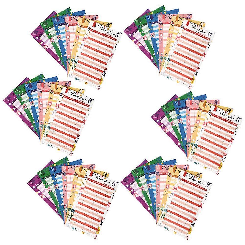 Practical Budget Planner Binder 36 Sheets Daily Budgeting Office Use Rectangular Easy to Use