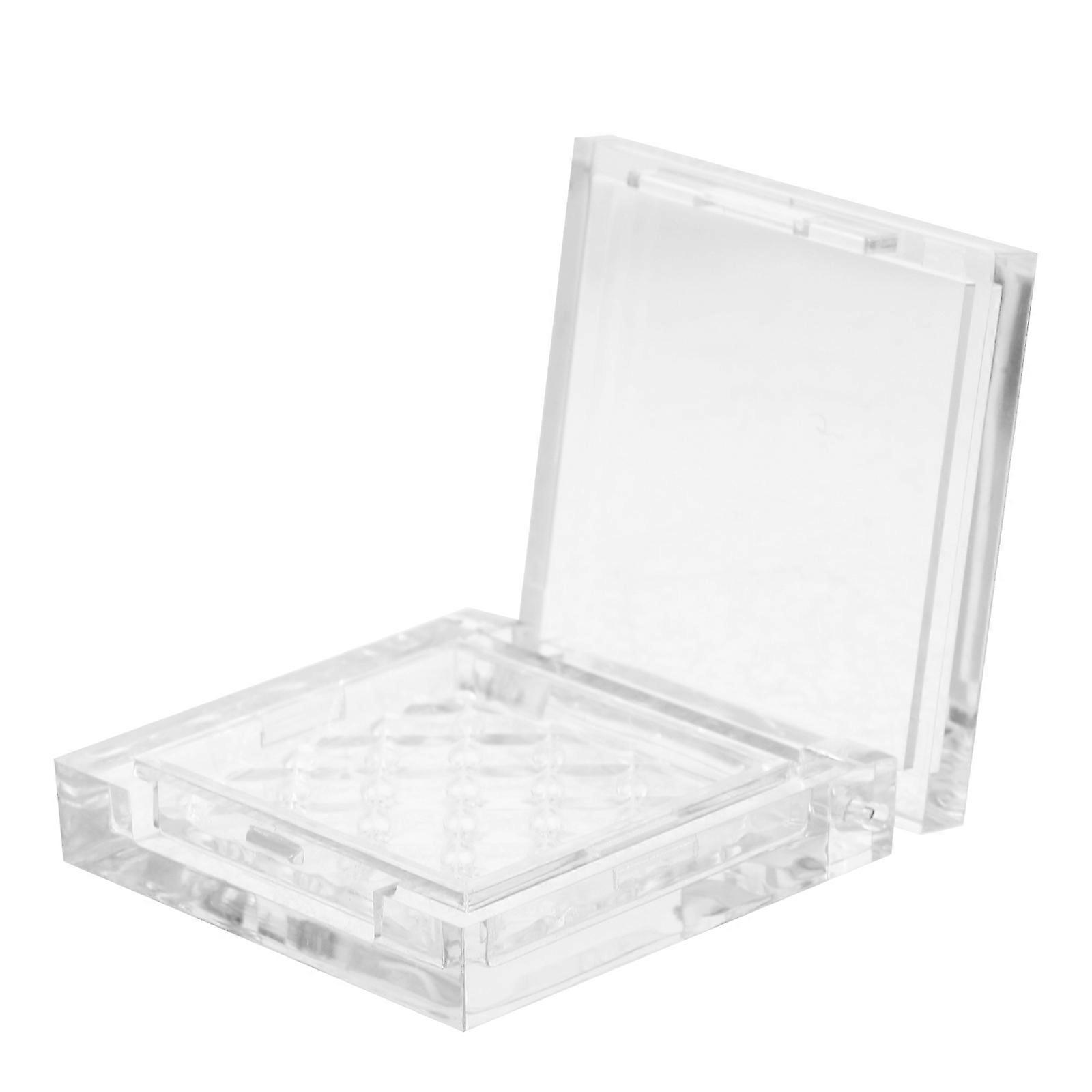 Empty Makeup Pan for Storage 4Pcs Transparent Plastic Eyeshadow Pans