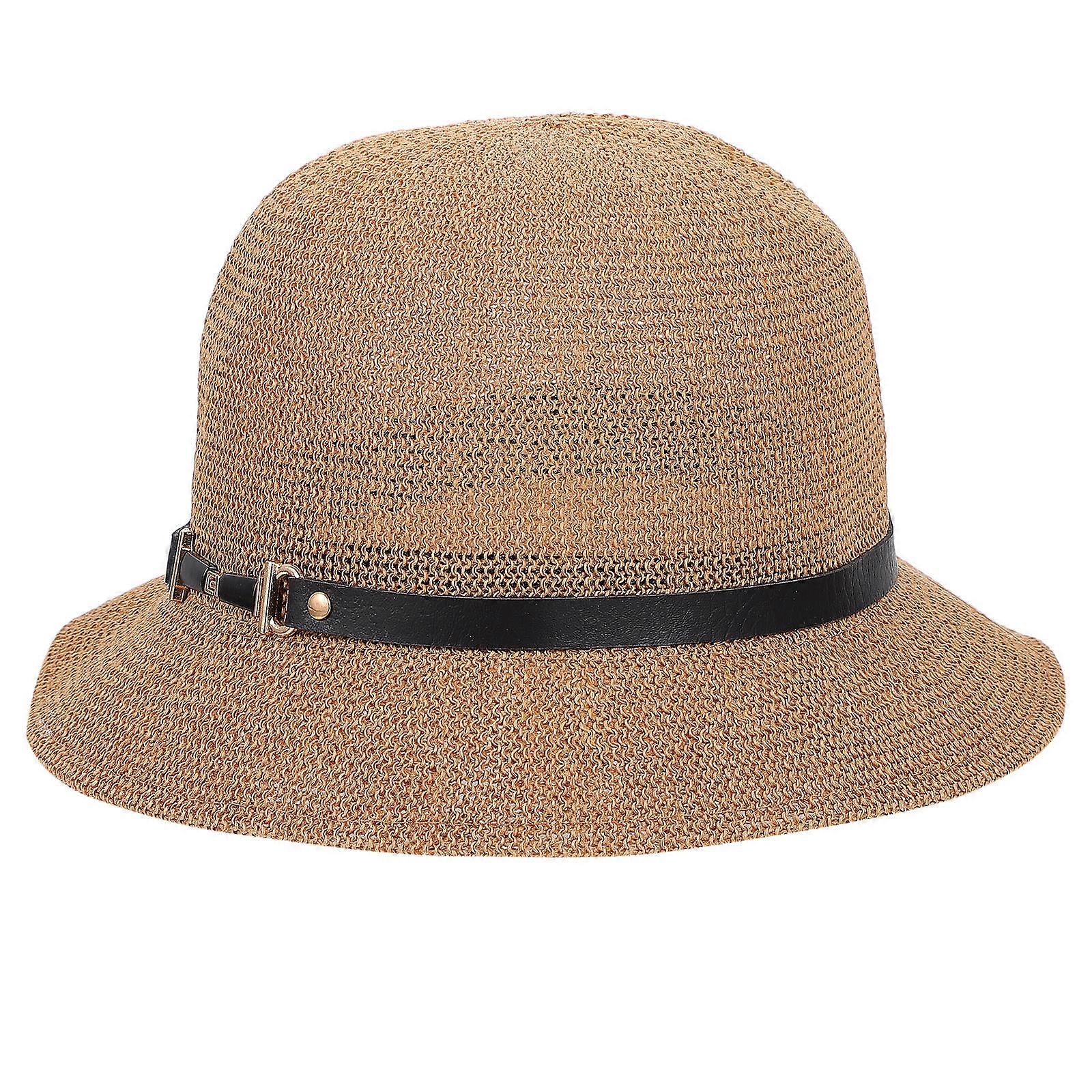 Practical Travel Sunhat Straw Hat for Wearing Use 2Pcs Outdoor Use