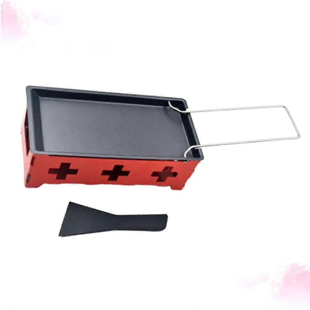 Cheese Grill Mini Non-Stick Bakeware Set for Grilling 1Set with Small Spatula Steel Handle