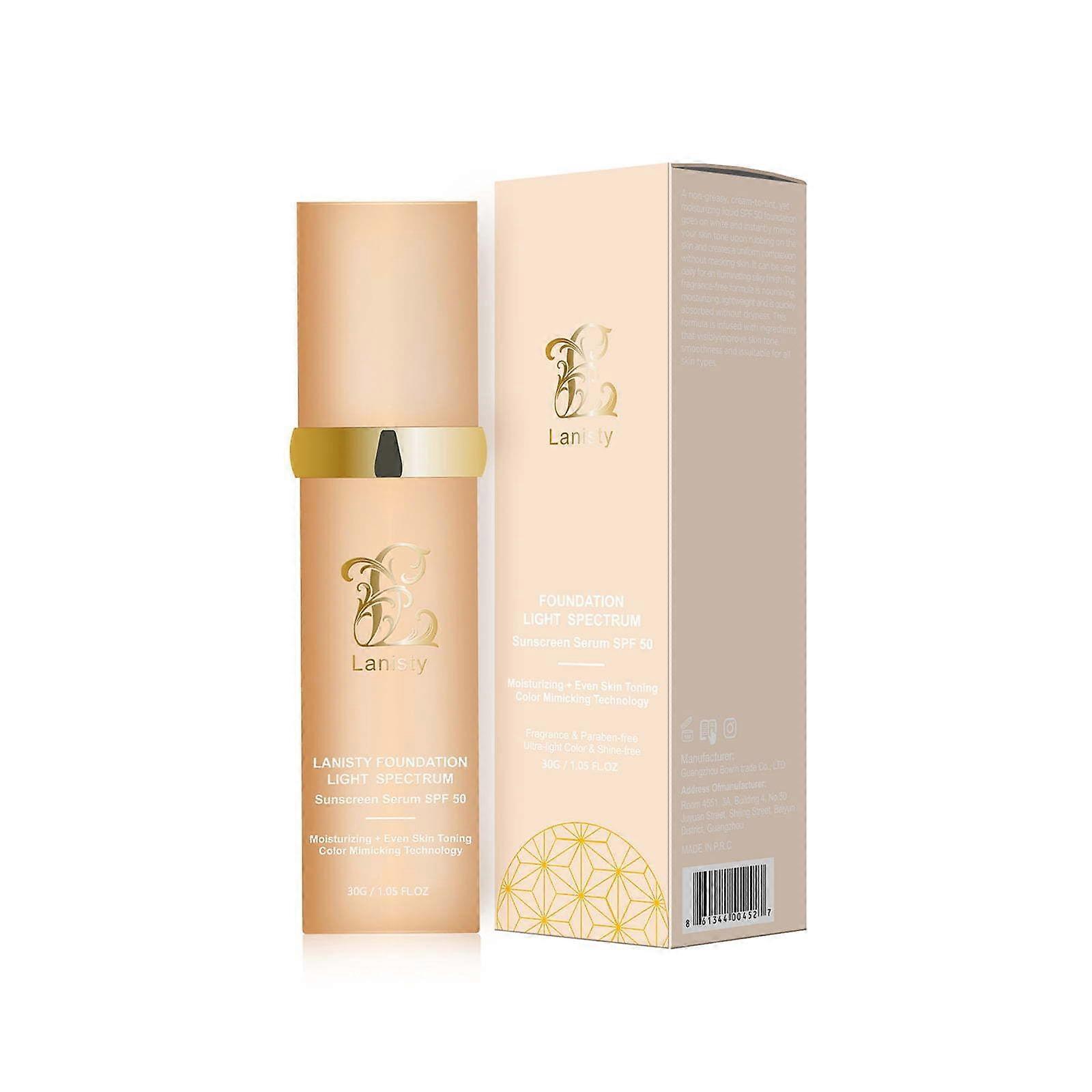 4 in 1 4 in 1 Concealer Flüssiggrundierung, lang anhaltendes, nicht schminkendes, nicht klebendes, feuchtigkeitsspendendes Flüssiggrundierung, Englisch, 30 ml