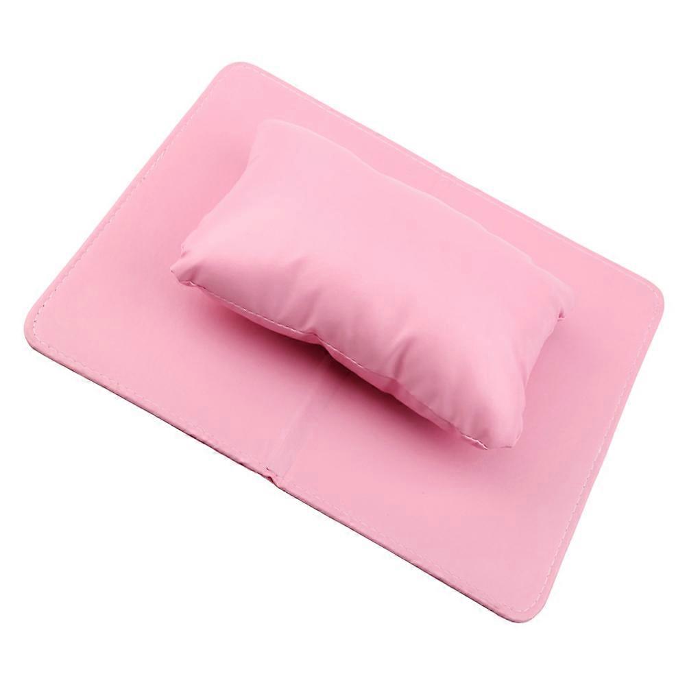 Manicure Hand Pillow Practical Cushion for Nail Art 1Set Pink