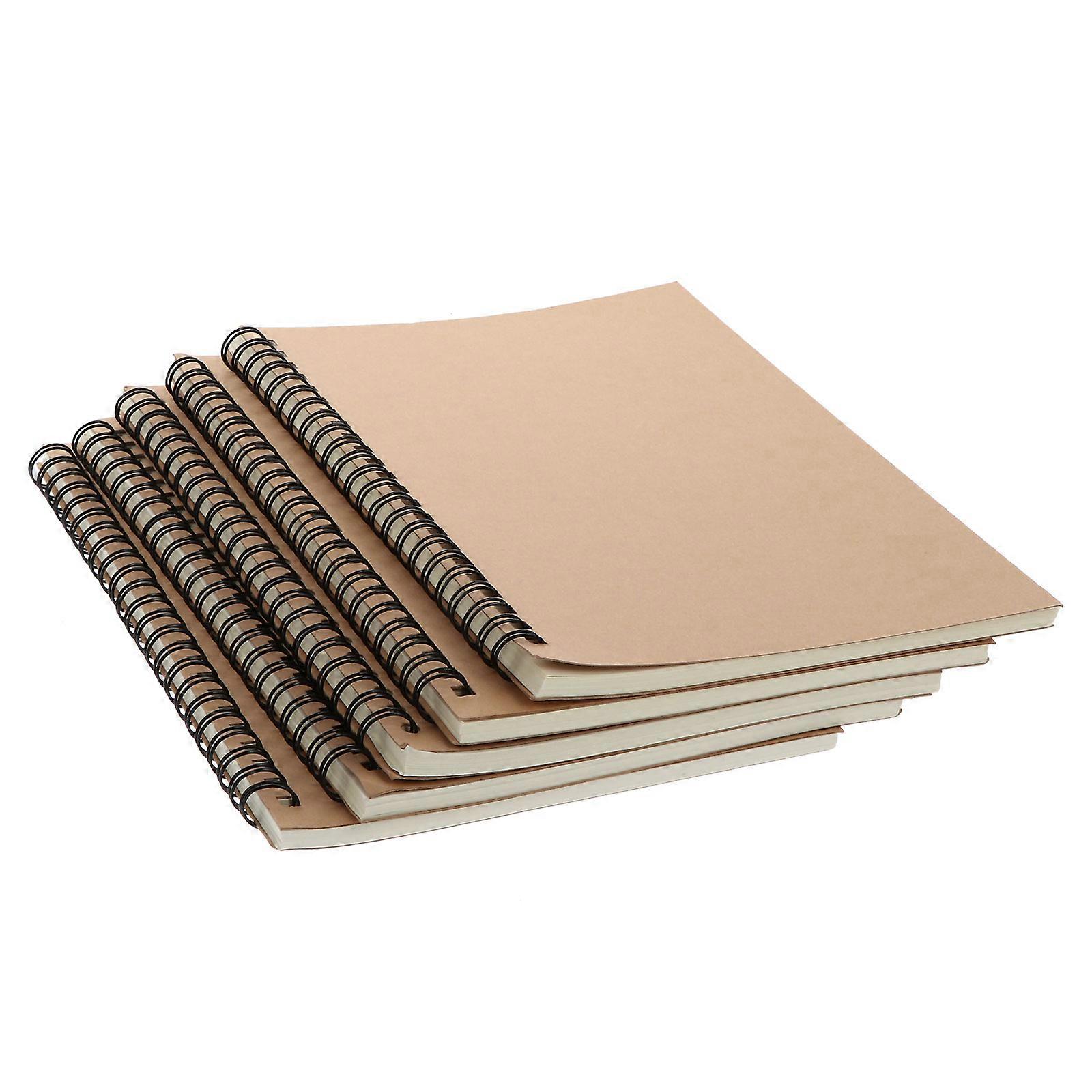 Journaling Notebooks For Friends And Families With Rectangular Shape Comfortable Writing Style 5 Pcs