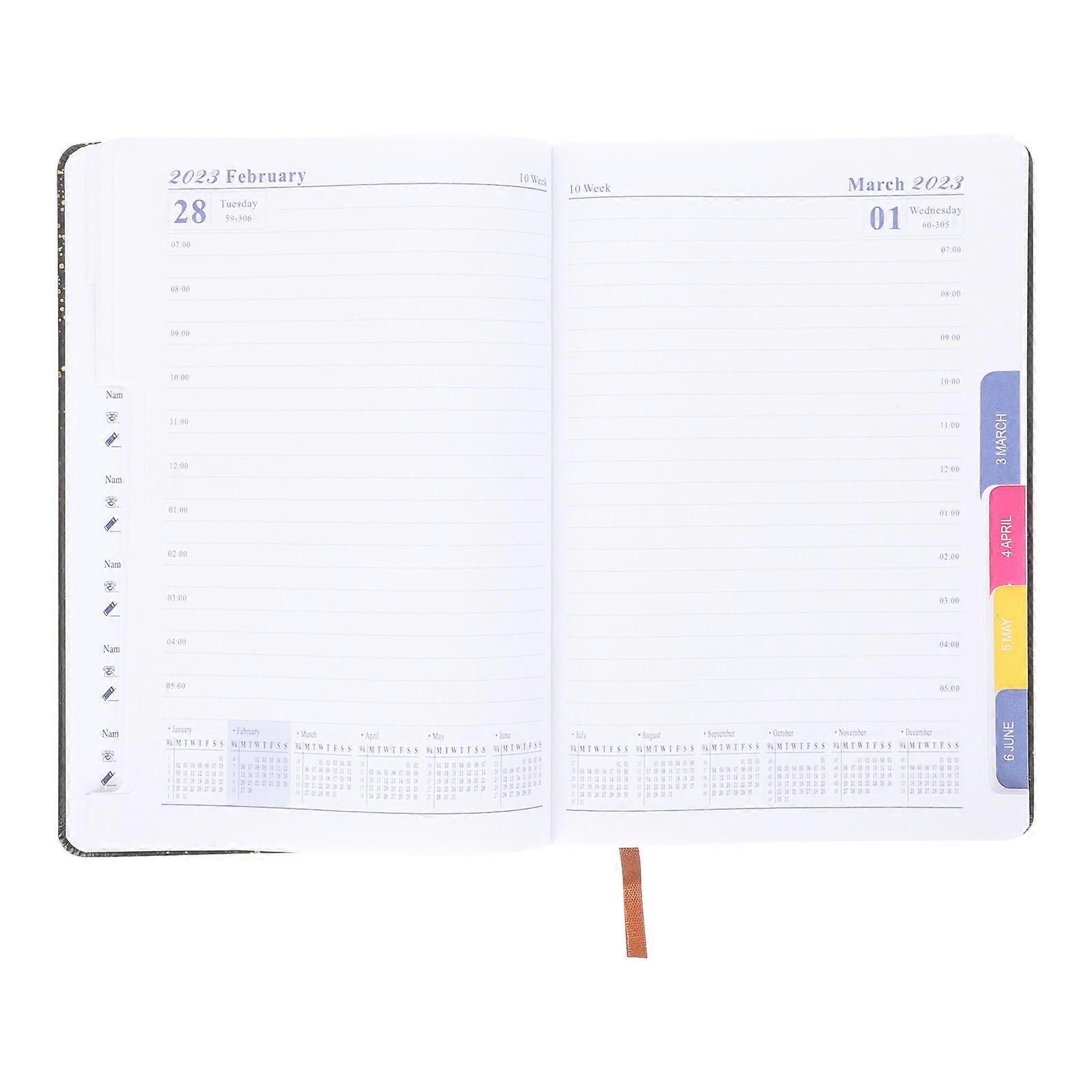 Teaching Assistant Planner Multi-Function Academic Planner Employees Teachers Bosses Daily Agenda Book 1Pcs