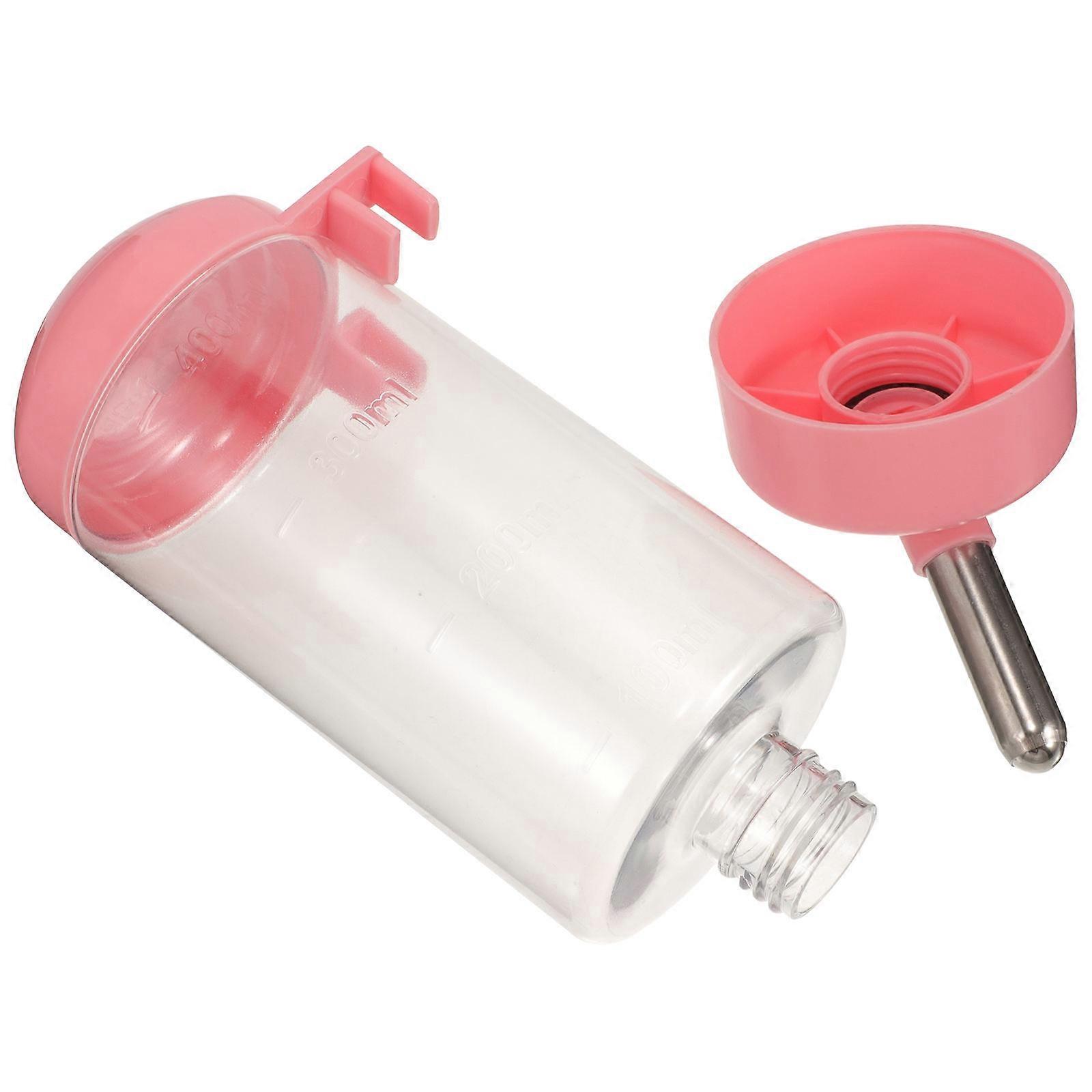 Pet Water Bottle Hanging Drinking Dispenser for 2Pcs Small Animals
