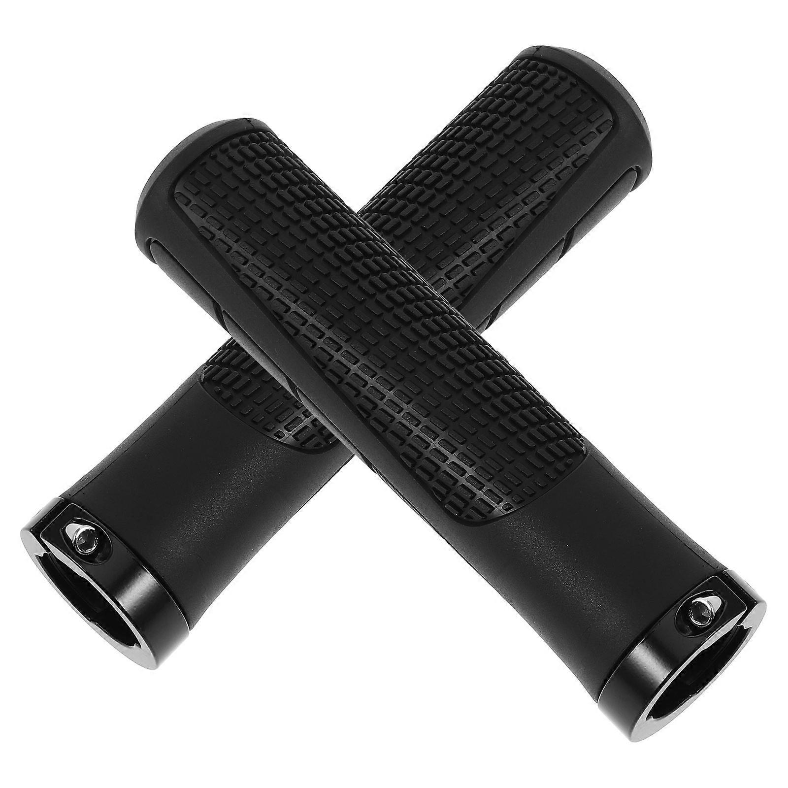 Bike Handlebar Grips Soft Rubber 8Pcs for Stable Ride and Comfort