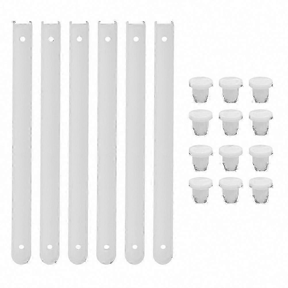 3-Pack Plastic Drawer Slides Replacement Rails for Drawer Tracks and Cabinets