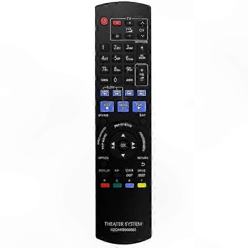 Pana DMP-BD65 DMP-BD45 Blu-Ray Player Remote Control Replacement N2QAKB000082