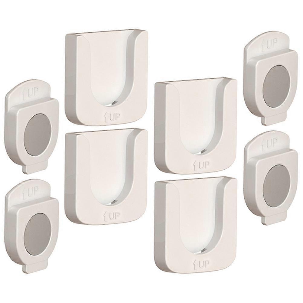 Wall Mounted Remote Control Holder Magnetic for Storage 4Sets