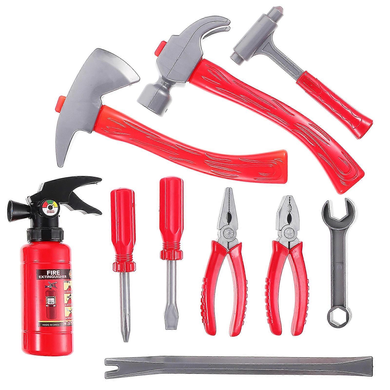 Simulation Fire-Fighting Props Fireman Role-Play for 5Sets Kids Tools