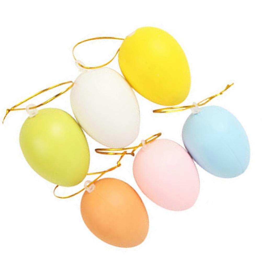DIY Craft Eggs Decorative Hand Painted Eggs For Decorating Plastic 24Set