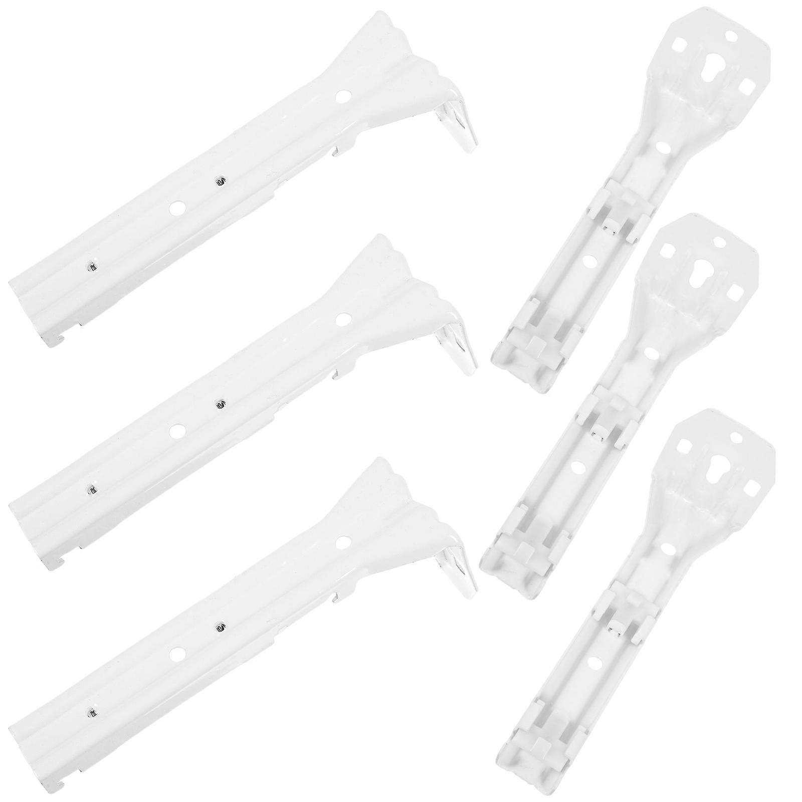 Metal Curtain Wall Mount Brackets for Ceiling Use 18Pcs