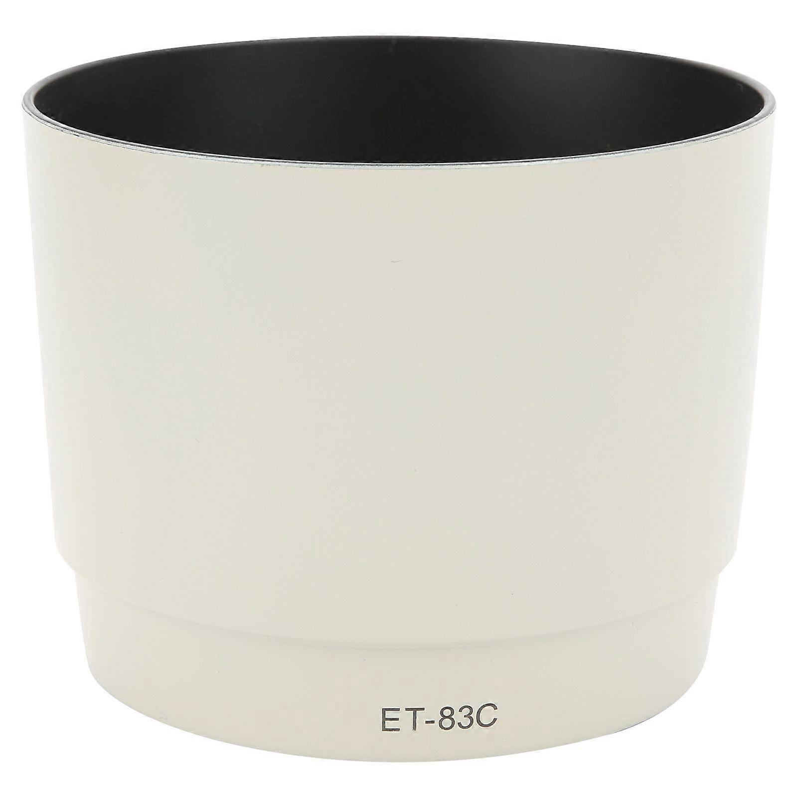ET83C Camera Lens Hoods Reversible for Canon EF 100400mm F/4.55.6L IS USM Lens White