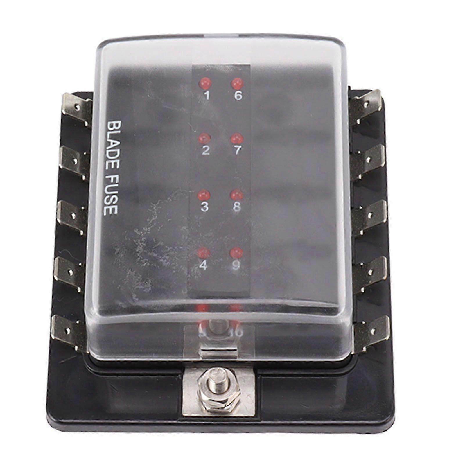 High quality  DC32V automotive blade fuse ATC/ATO waterproof box block with LED