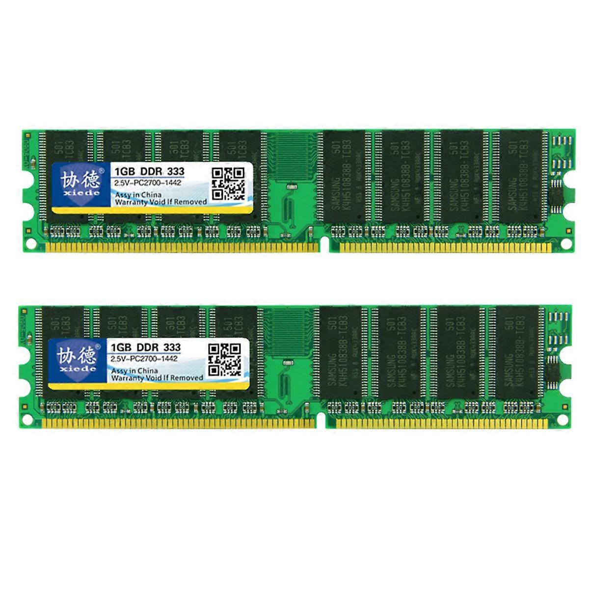 Xiede Desktop Pc Memory Ram Module Ddr 184Pin Dimm 333Mhz