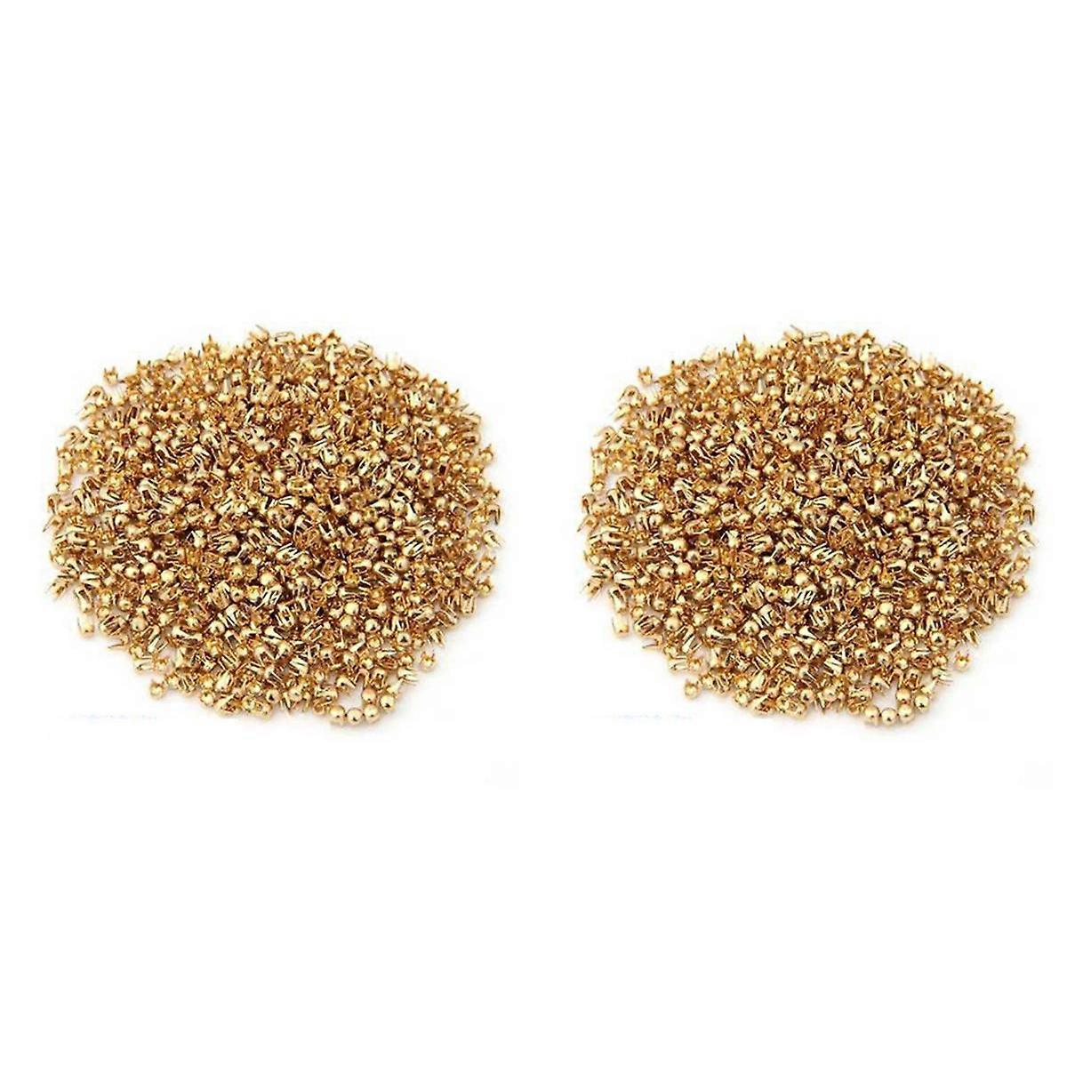1000 Round Dome Rivet Spike Studs Spots DIY Rock Punk