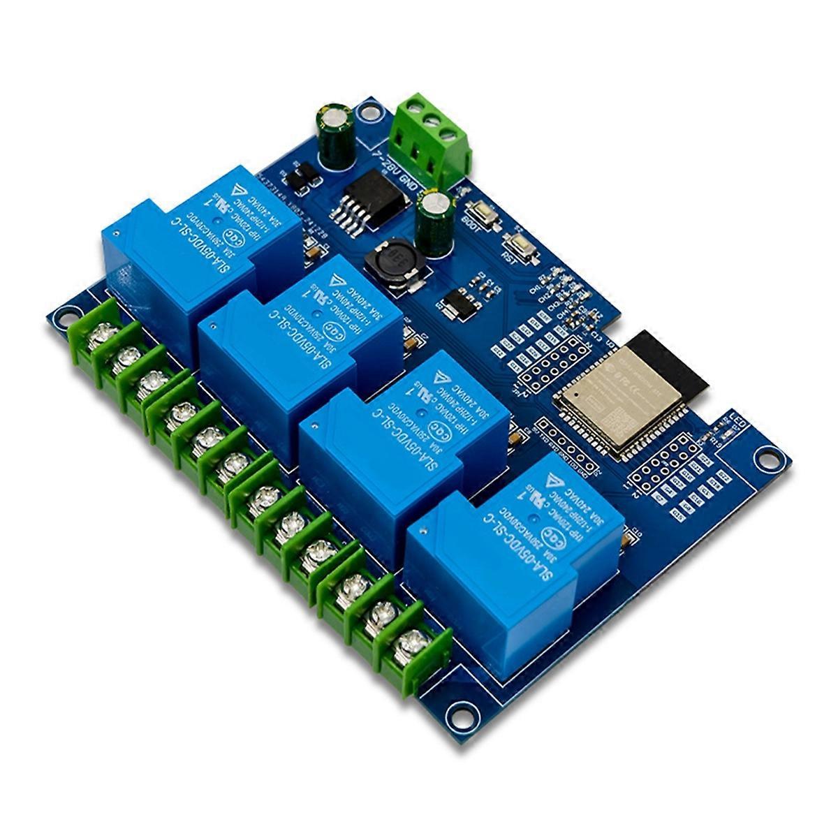 4 Channel Relay Module 30A DC7-28/5V WIFI Bluetooth Relay Module