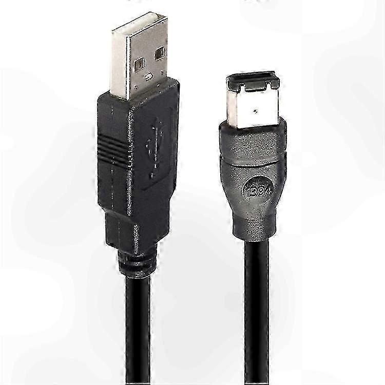 6-Pin Firewire to USB 2.0 Male Adapter Cable, 3m Data Transfer and Device Connection Solution