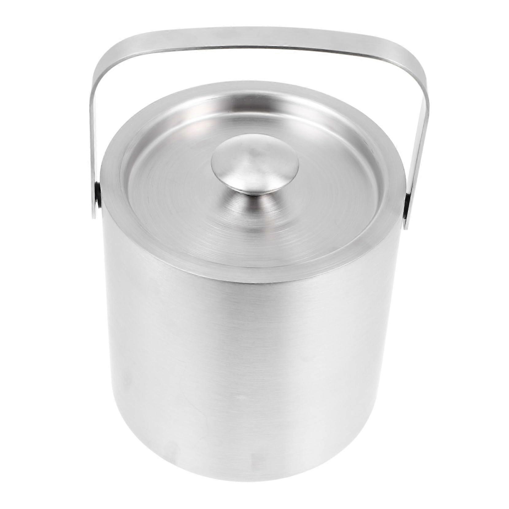 Sturdy Handle Insulated Ice Bucket Large Capacity Wine Cooling Bar Ice Container