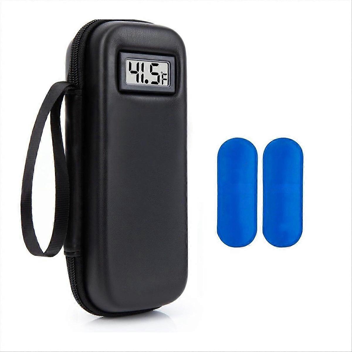Insulin Cooler Travel Case with Temperature Display ℉