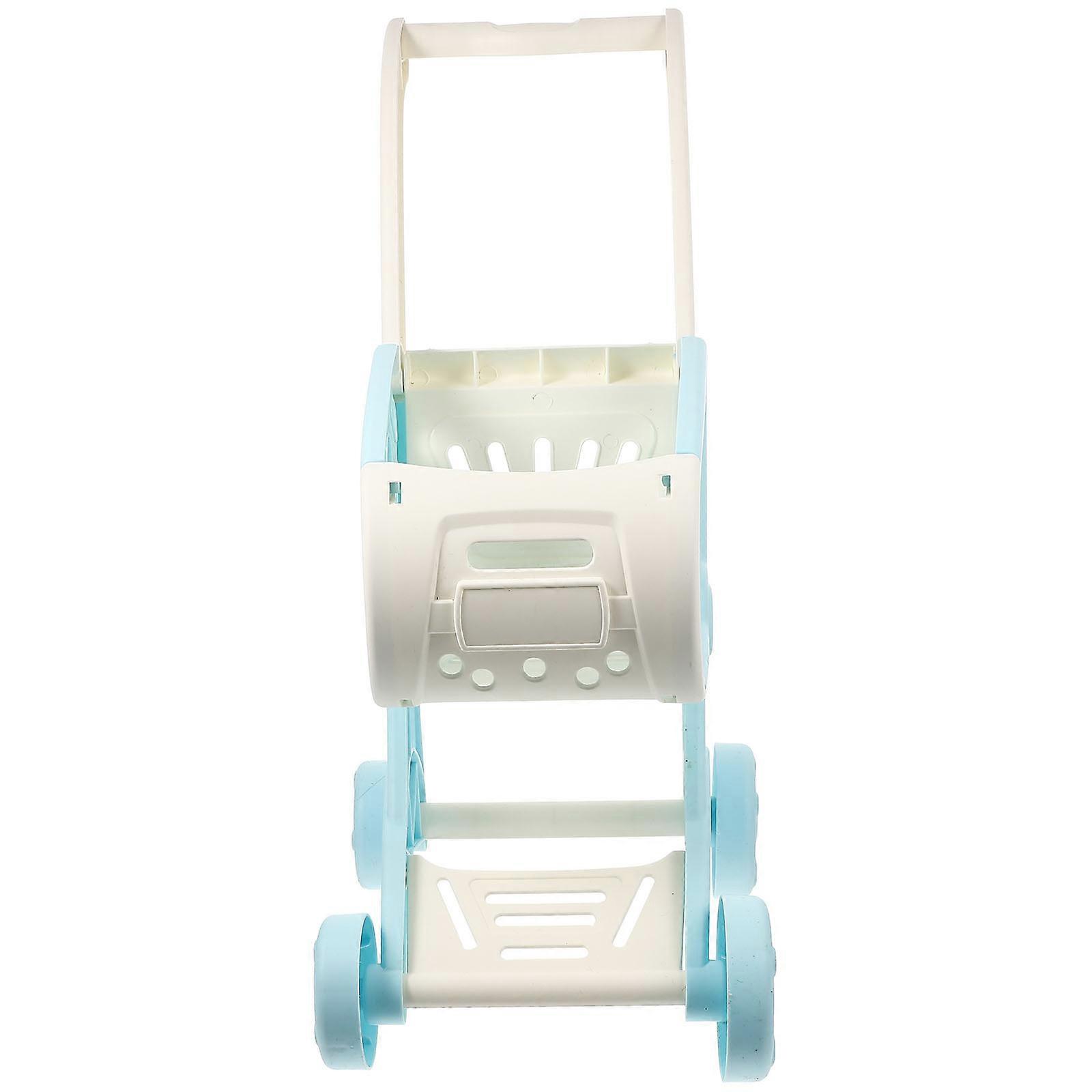 Mini Shopping Cart Toy Hand Push Durable Kids Trolley