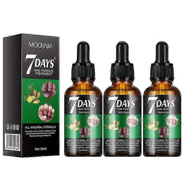 1-3PCS 7Days Tratamiento de Uñas, Aceite de Crecimiento de Uñas de Jengibre, Reparación de Uñas Multiusos, Suero de Aceite Fortalecedor de Uñas