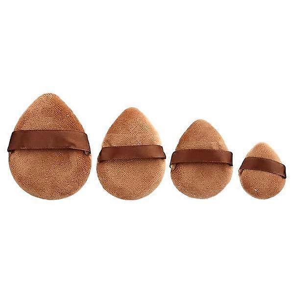 J.Cat Beauty, Assorted Brown Puffs, BR58, 4 Count