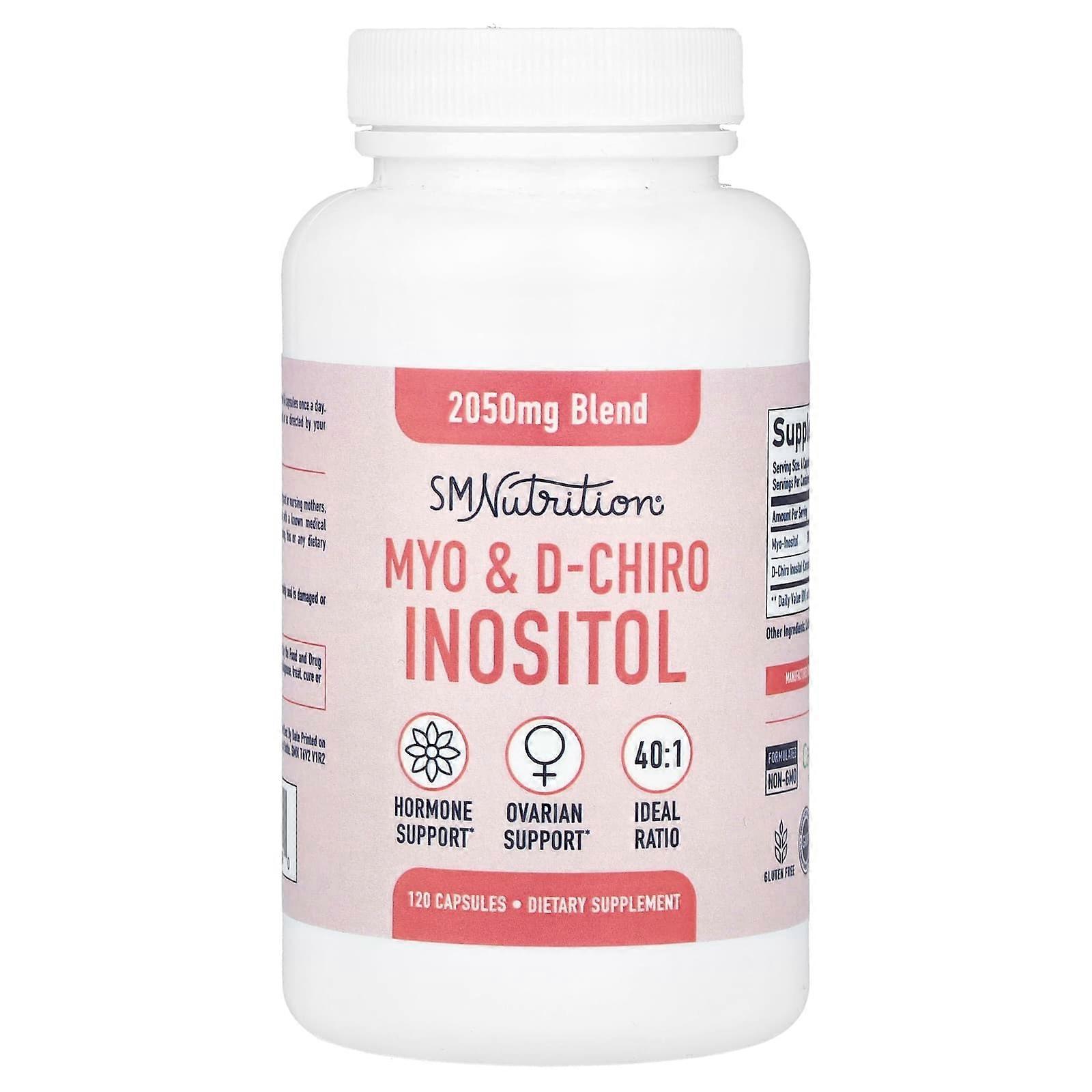 MYO & D-Chiro Inositol, 120 Capsules