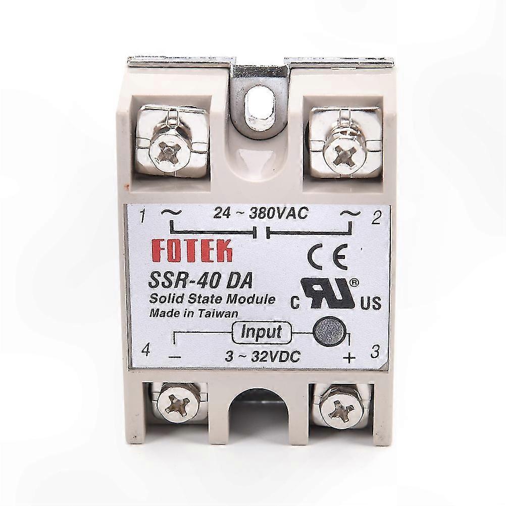 40A SSR with Protective Cover for AC Load and   Control Applications