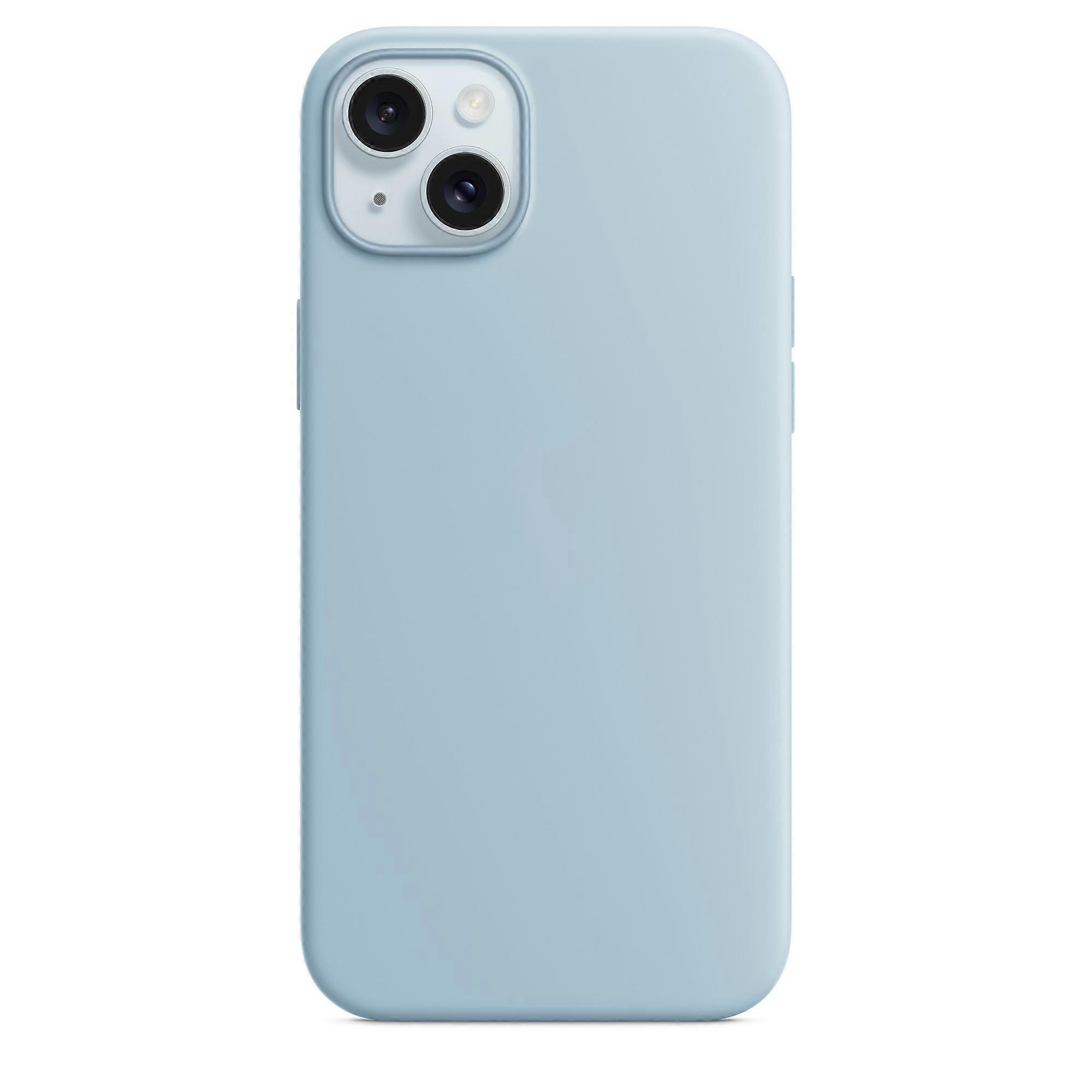 Compatible with iPhone 15 Plus Liquid Silicone Phone Case with Magsafe