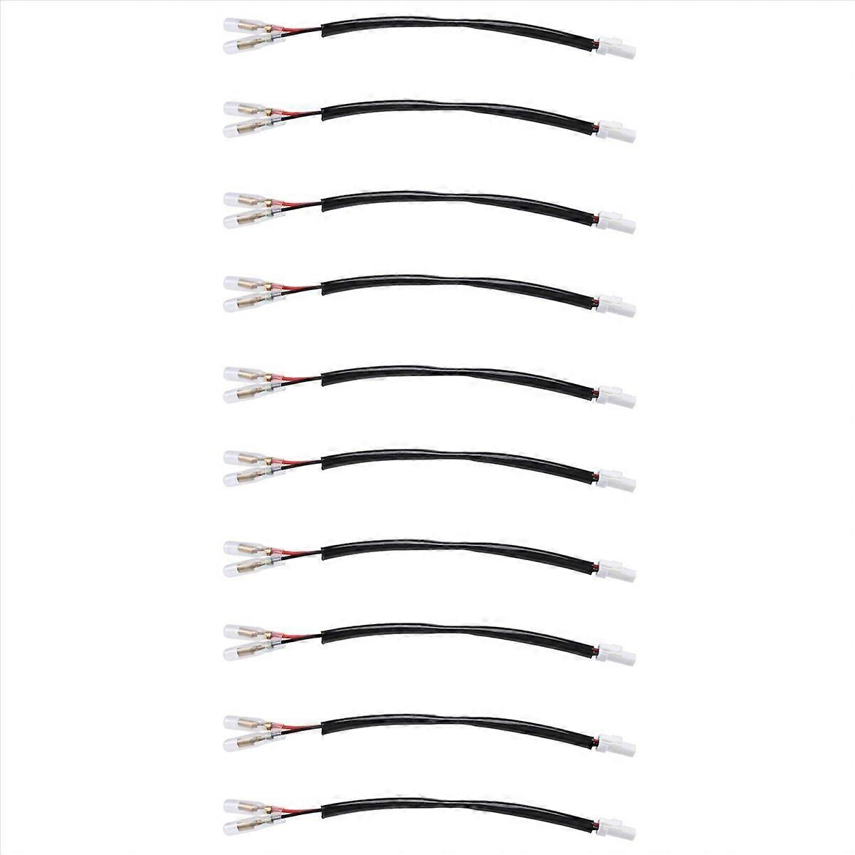 2Pcs Motorcycle Turn Signal Wiring Harness Connector Adapter for 