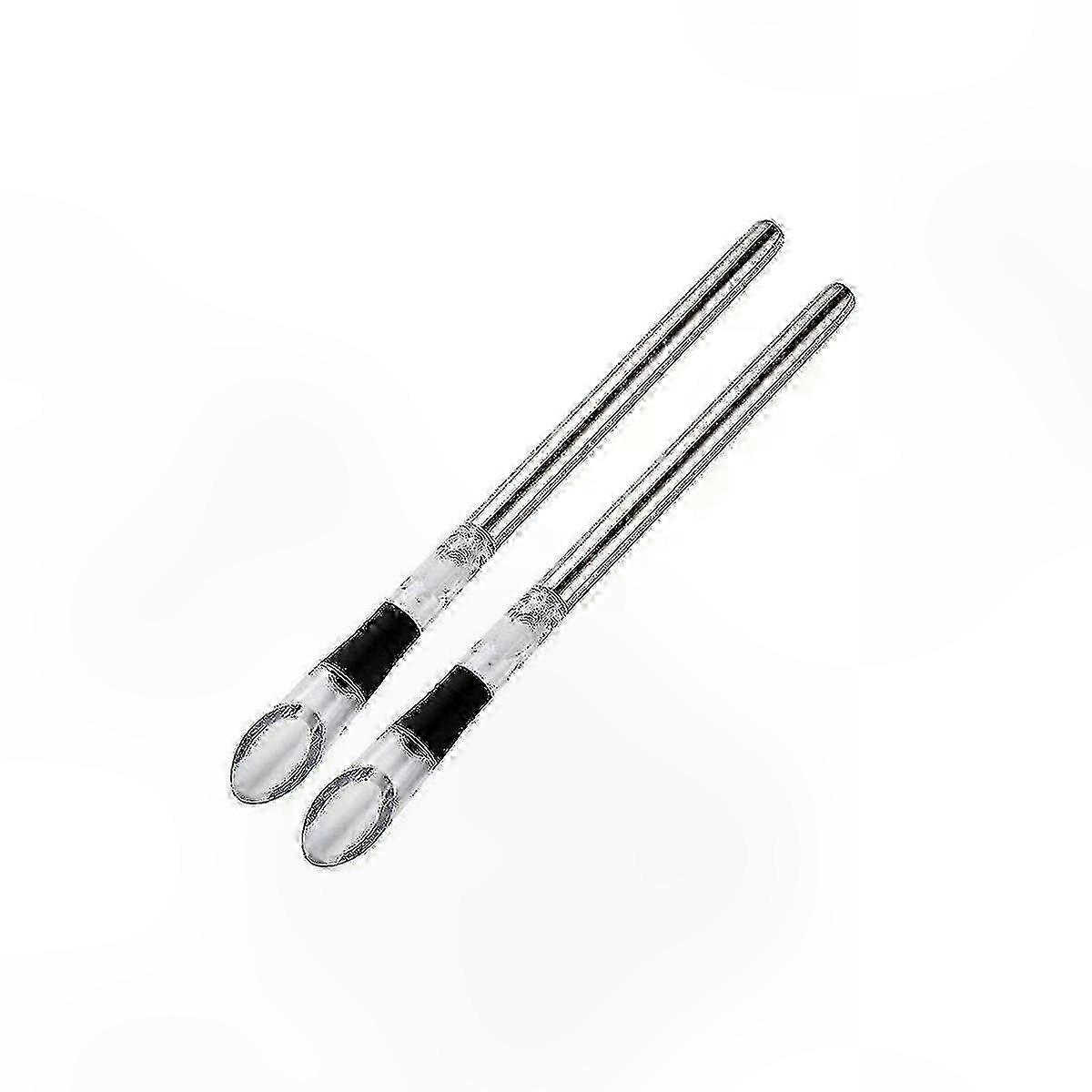 2-Pack Stainless Steel Wine Chiller Sticks with Aerator and Decanter Functionality for Enhanced Flavor