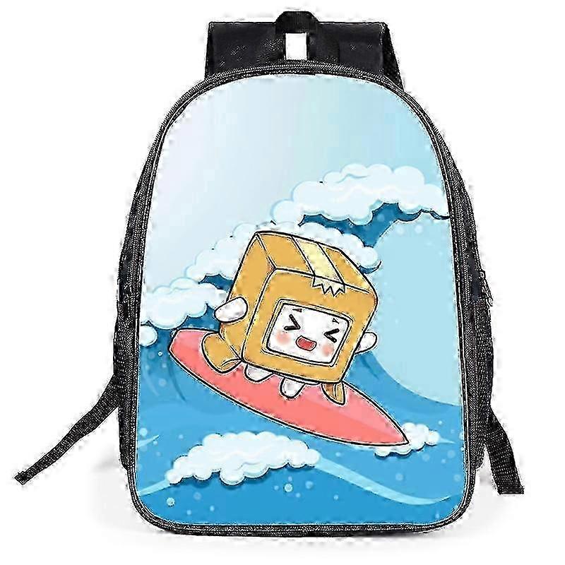 子供/女の子のための漫画のバックパック、ショルダーストラップ付きの軽量学校とラップトップバッグ