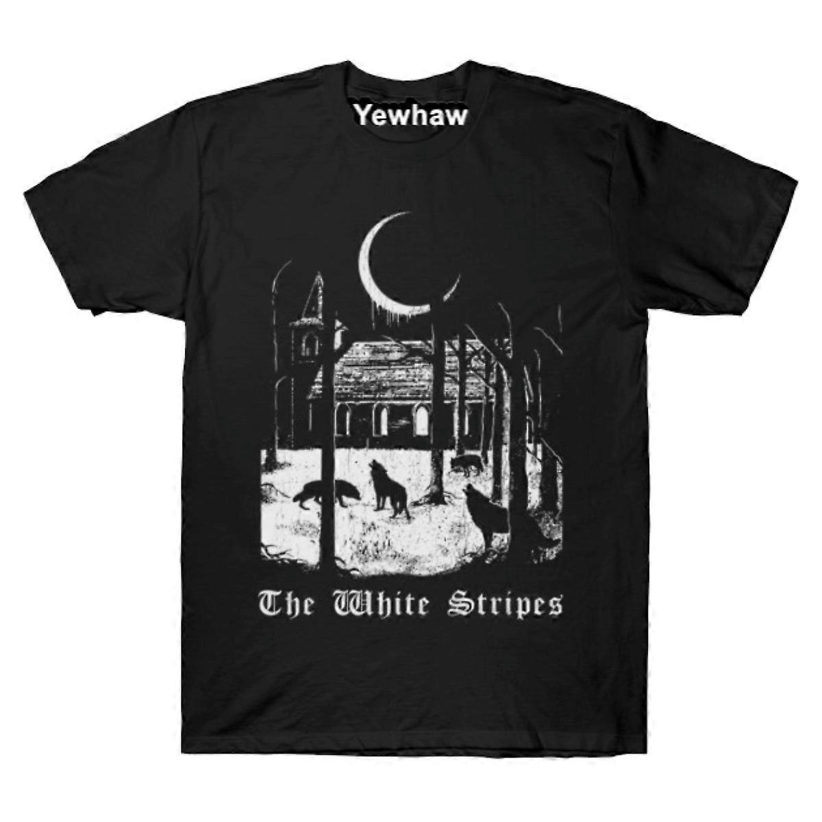 le t-shirt à rayures blanches