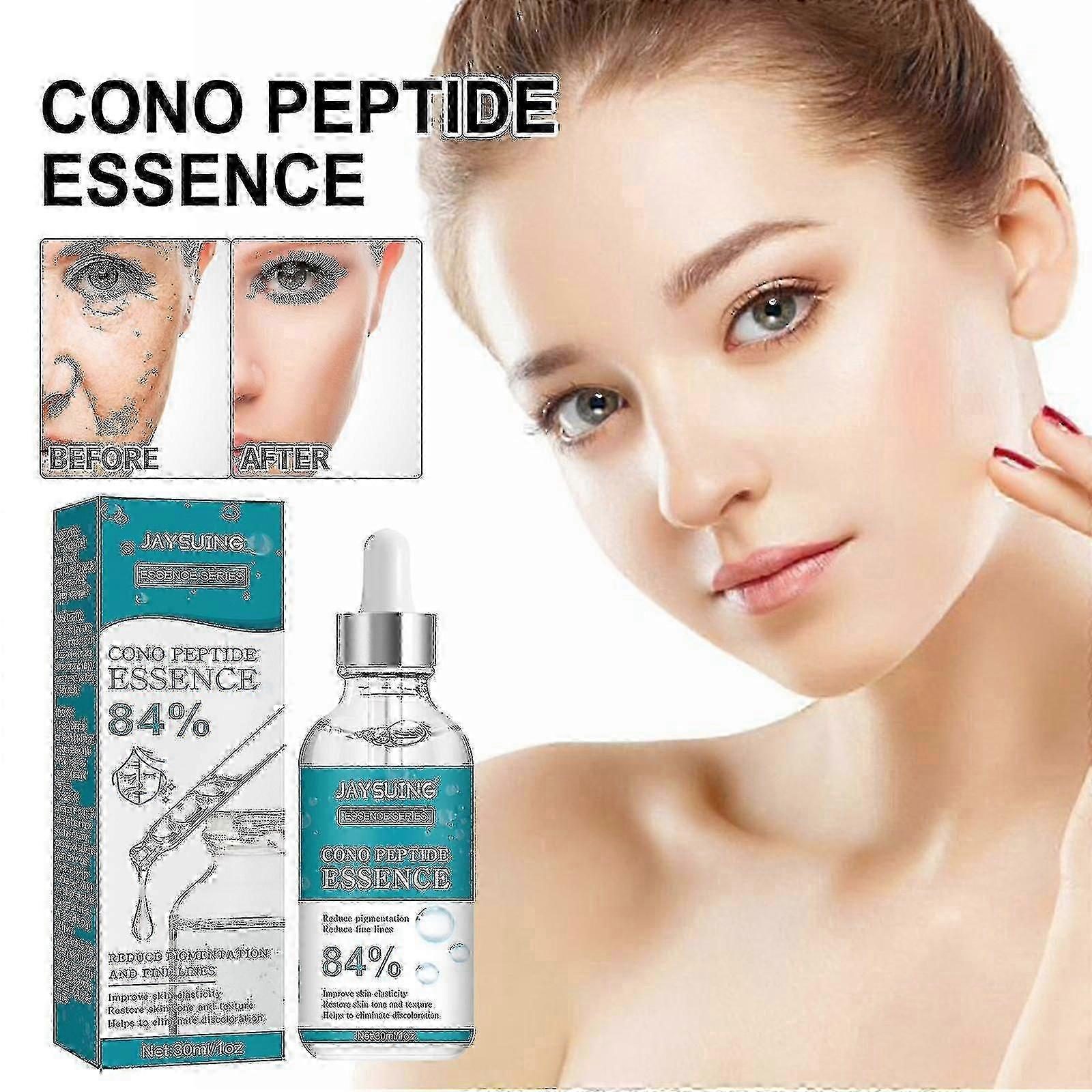Jaysuing アクアライト コノ ペプチド アンチリンクル エッセンスは、小じわを減らし、潤いを与え、滑らかにし、引き締め、肌の BF を明るくします