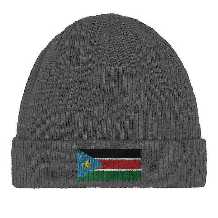 South Sudan Flag Cap in Gray