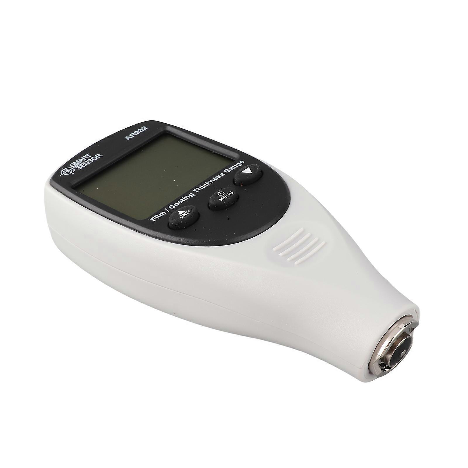 SMART SENSOR Digital Paint Coating Thickness Gauge Handheld Coatings Thickness Tester with Auto Function Fe/NF Probe Car Detector Automotive Coating 