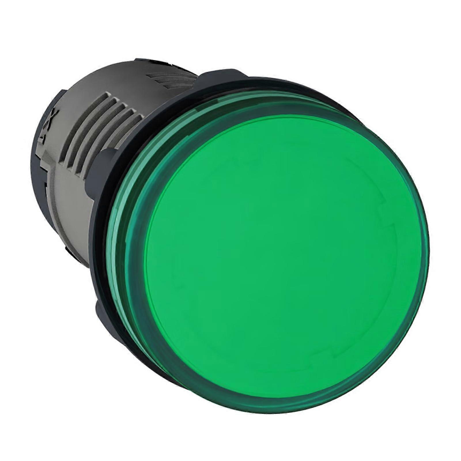 Series Modular Pushbuttons  24V AC/DC Indicator Light, Green, Model EVB3LC