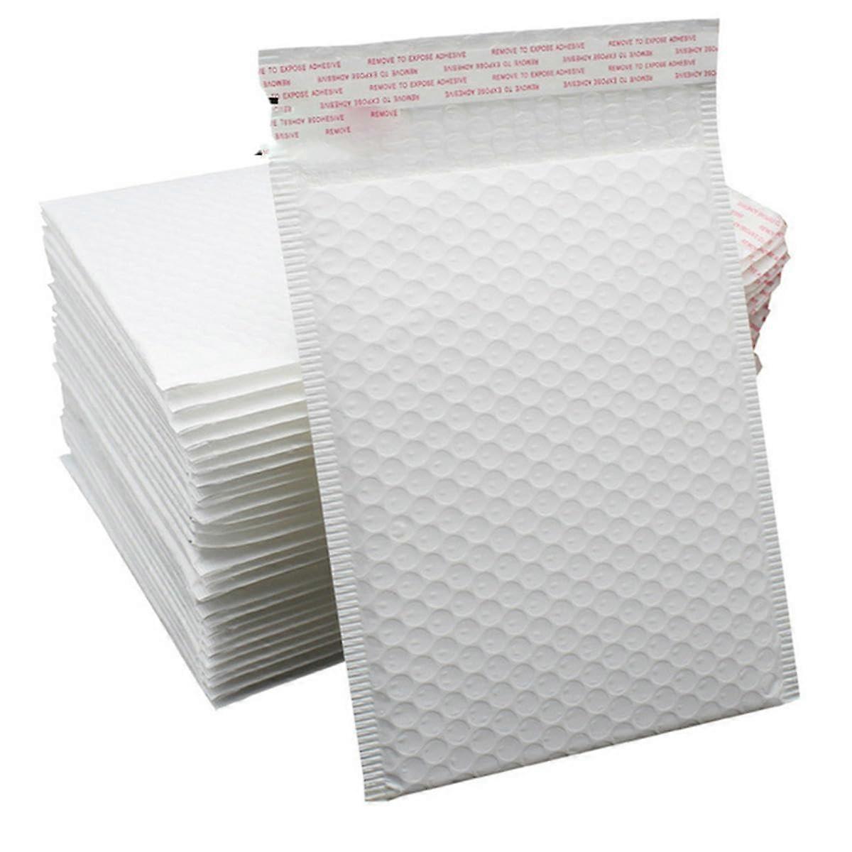 Bubble Mailers 10Pack, Padded Envelopes 13x15cm,  Packaging Bags with Ziplock Closure