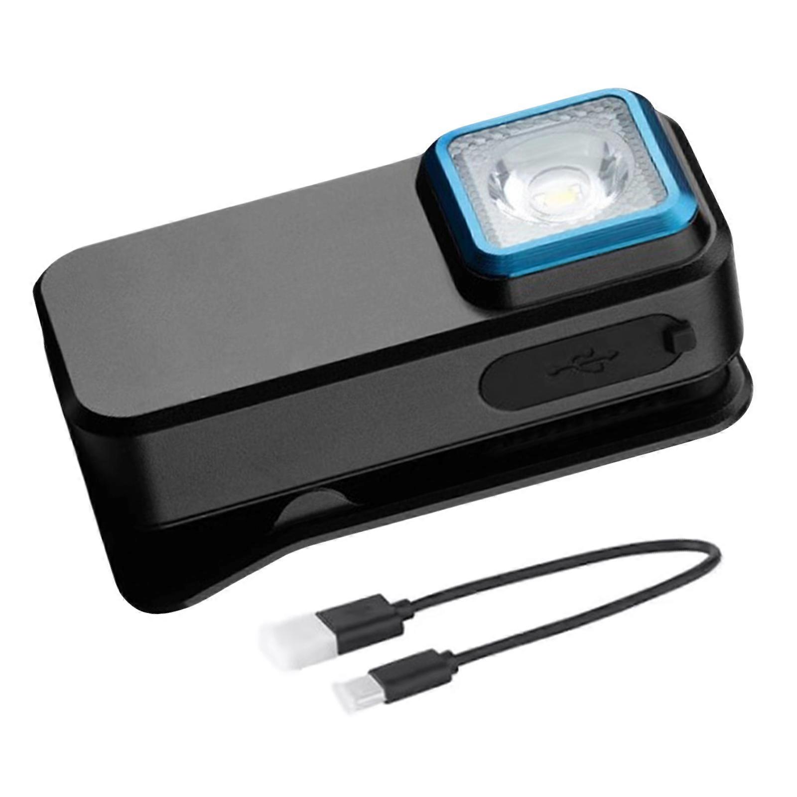 Rechargeable LED Flashlight 300 Lumen Double Light Sources Pocket Clip Light Convenient USB C Charging Portable Light Multicolor