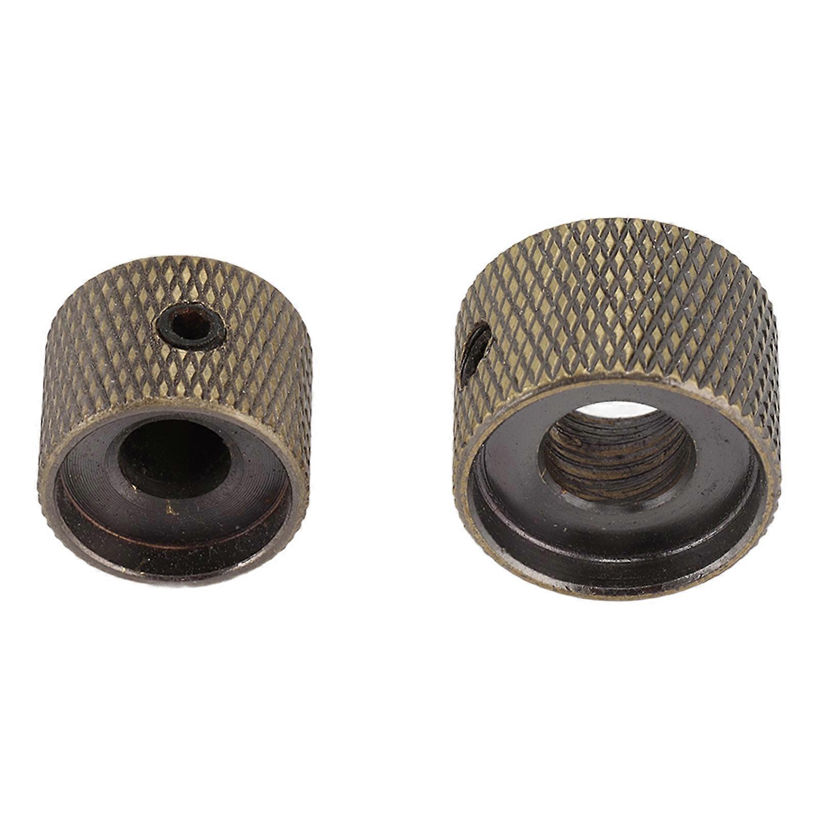 Guitar Knob Precise Smoothly Volume Adjustment Universal Bronze Potentiometer Knob for DIY