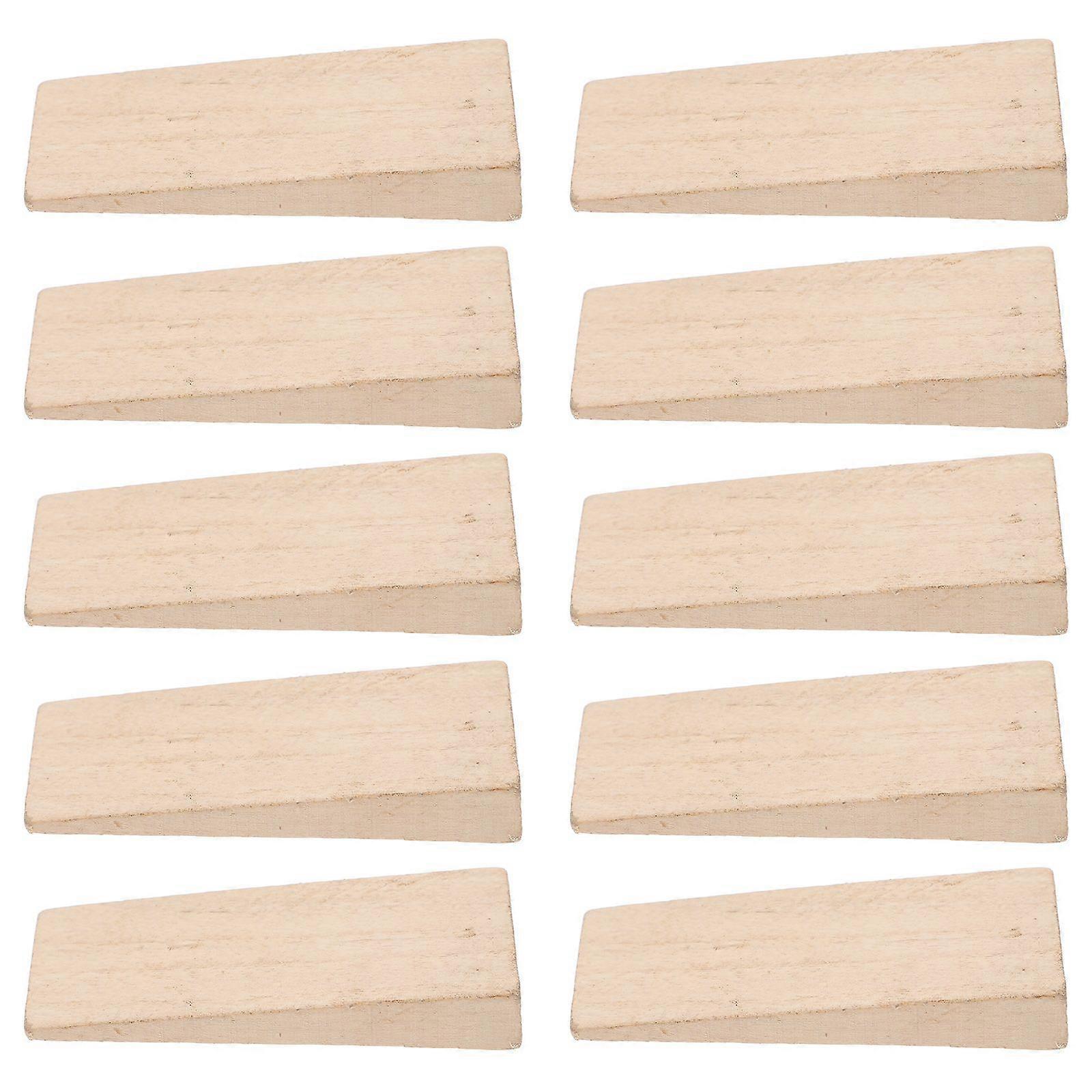 10pcs Wooden Handle Wedges Axe Repair Hammer Handle Wedge Replacement For Axe Fixing Tool Maintenance Accessory