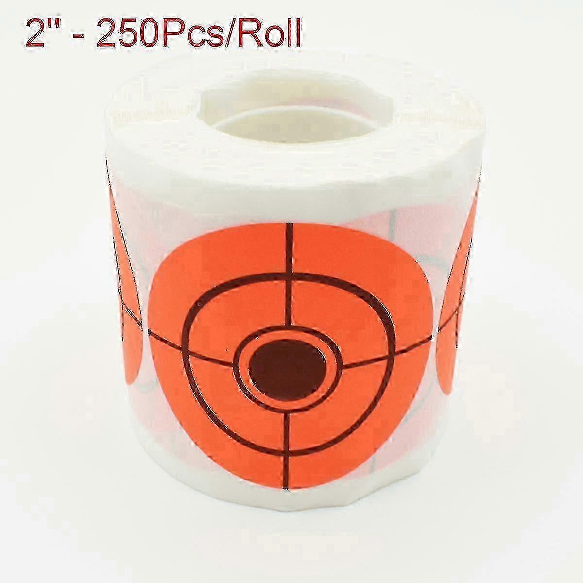 Self-adhesive Shooting Target Bullseye Stickers for 2'/3' Shooting Exercises